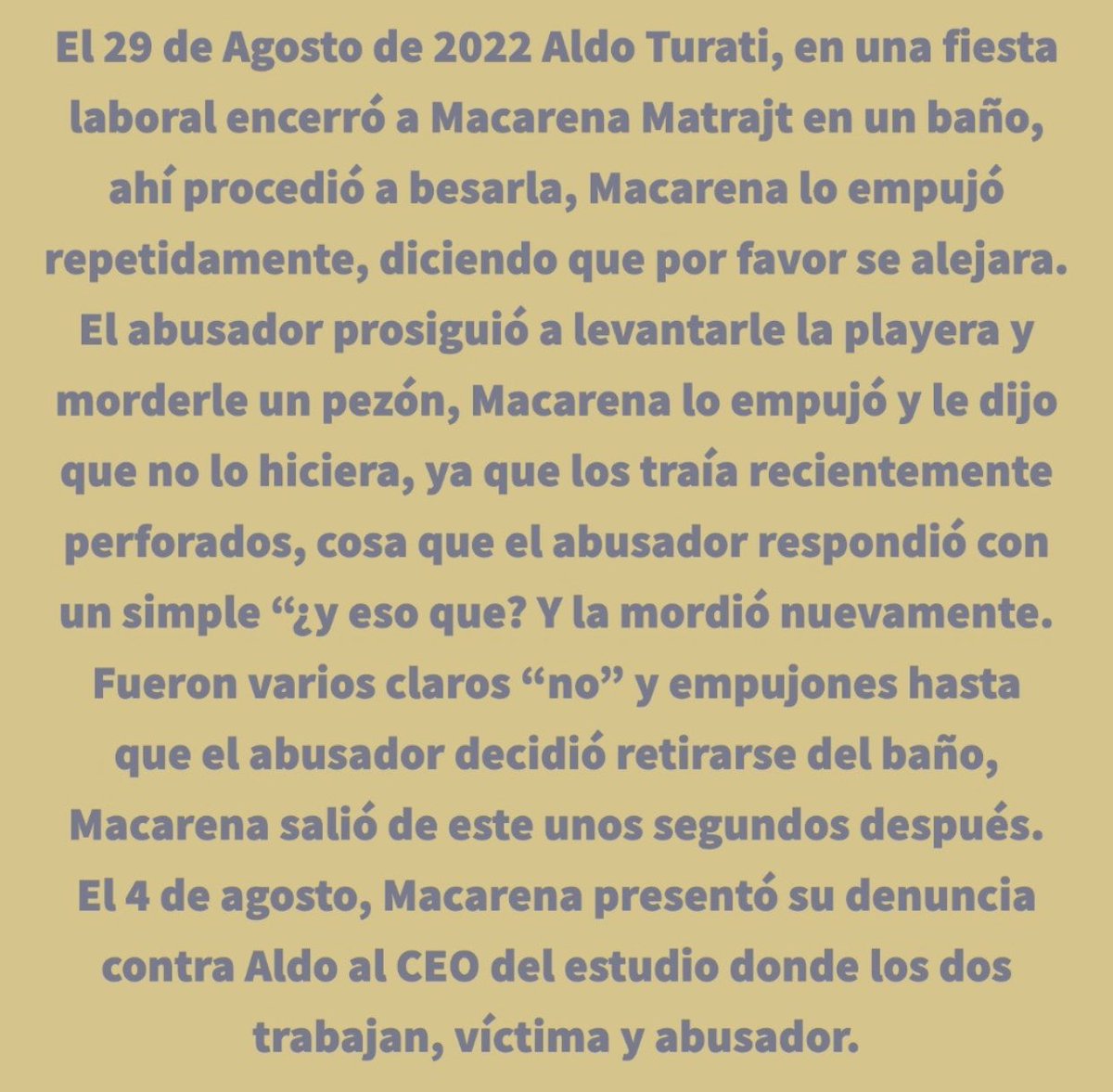 Marianne_con_n's tweet photo. Es lamentable vivir en un país que defiende abusadores como @aldo_turati de la empresa @HyperBeard y en lugar de reaccionar y ponerle un alto ya que no es la primera vez que comete un acto similar, optan por despedir a las victimas. ¡Cuidado a las mujeres no quieren trabajar ahí! https://t.co/RyFn6rkERT