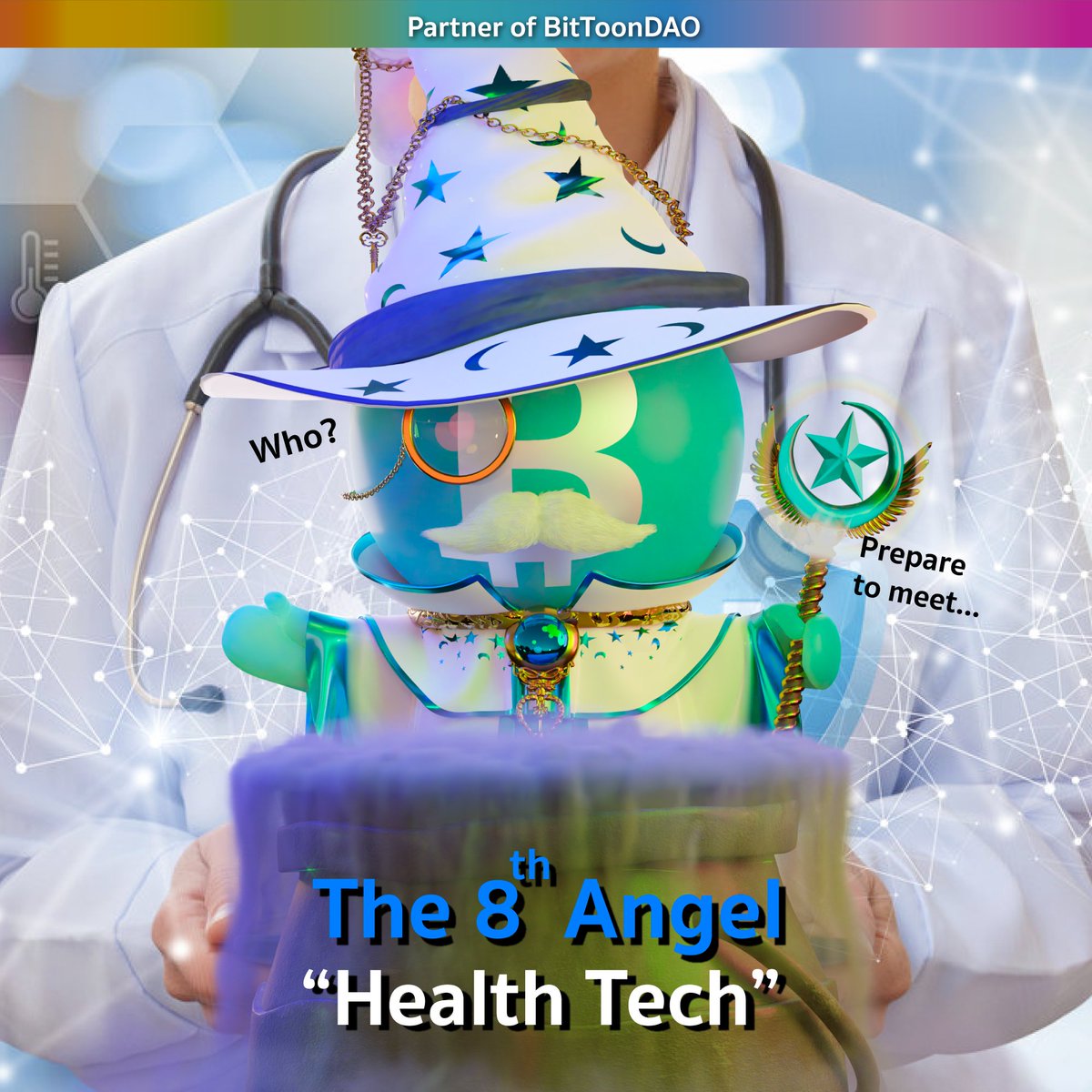 BitToonDAO's tweet photo. #8angel for BitToonDAO!
🩺This Angel is the specialist in holistic health whether physical or mental. The angel who can take care of consulting and managing health problems anytime and anywhere! 🏥
🗒️Announcement at 7 pm
#BitToonAngel #HealthTech https://t.co/yKJEuCTVbh