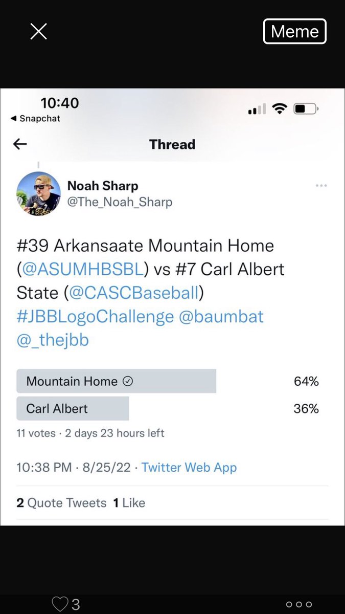 Y’all go vote for ASUMH #goblazers