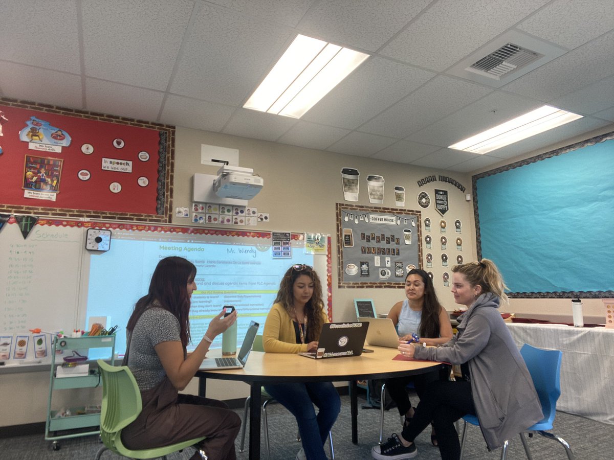MissConnieSLP's tweet photo. Yesterday we had our first 2022-2023 Specialty PLC meeting. Great  collaboration with our newest OT🤍💚#GUSD @ASA_Speech @ValeOrellanaRa @RomaOT @zjgalvan @krisvasquez75 @ms_pantaleon @ASA_PolarBears @CCES_GUSD @GUSDSPEDSTUDSER https://t.co/0GAOXpqmur