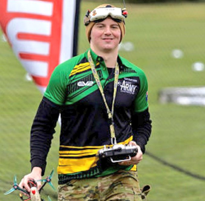 AUADRT's tweet photo. Congrats to #Woodsy, the fastest @AustralianArmy Cadet #DroneRacing pilot at 🇦🇺 Drone Racing Nationals on the weekend at #ADFA, placing 32nd overall!
#SendIt!
@ChiefAusArmy @HLCAusArmy @comdforcomd @SportsADF @ComdtADFA https://t.co/bgtWw9T5g6