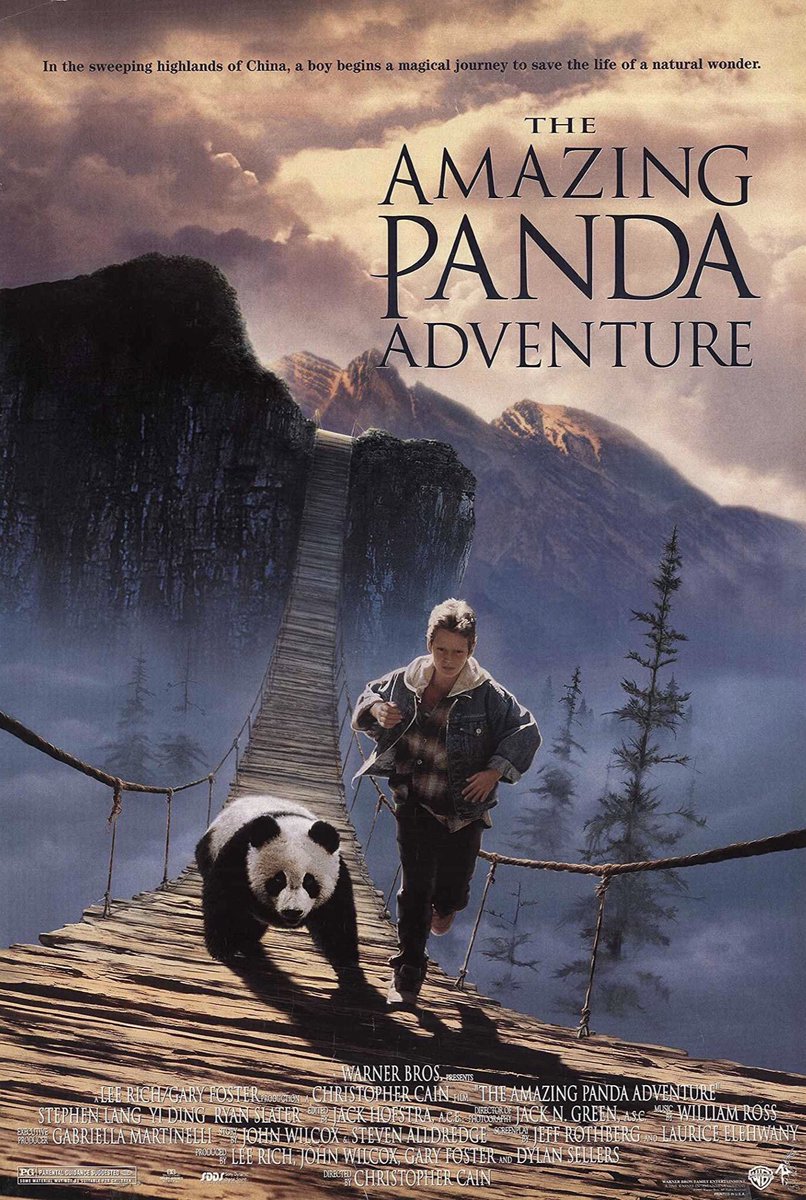 FilmNewsNos's tweet photo. 🎬MOVIE HISTORY: 27 years ago today, August 25, 1995, the movie ‘The Amazing Panda Adventure’ opened in theaters!
#StephenLang #RyanSlater #BrianWagner #YiDing #WangFei #LanYu #IsabellaHofmann #ZhouJianZhong #YaoErGa #ChristopherCain https://t.co/m4065QPijQ