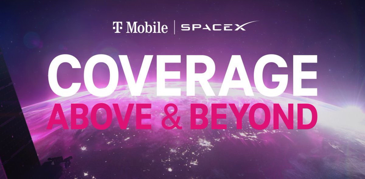 This is GAME CHANGING!! <a href="/TMobile/">T-Mobile</a> <a href="/SpaceX/">SpaceX</a>