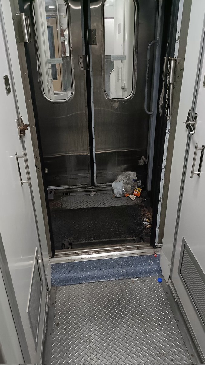 Every attempt by Indian Railways to introduce design changes to keep railways more clean, is being neutralized because of 2 reasons:

1. Civic sense of passengers
2. Maintenance issues leading to water logging inside toilets

We need to treat it as our homes!

<a href="/RailMinIndia/">Ministry of Railways</a>