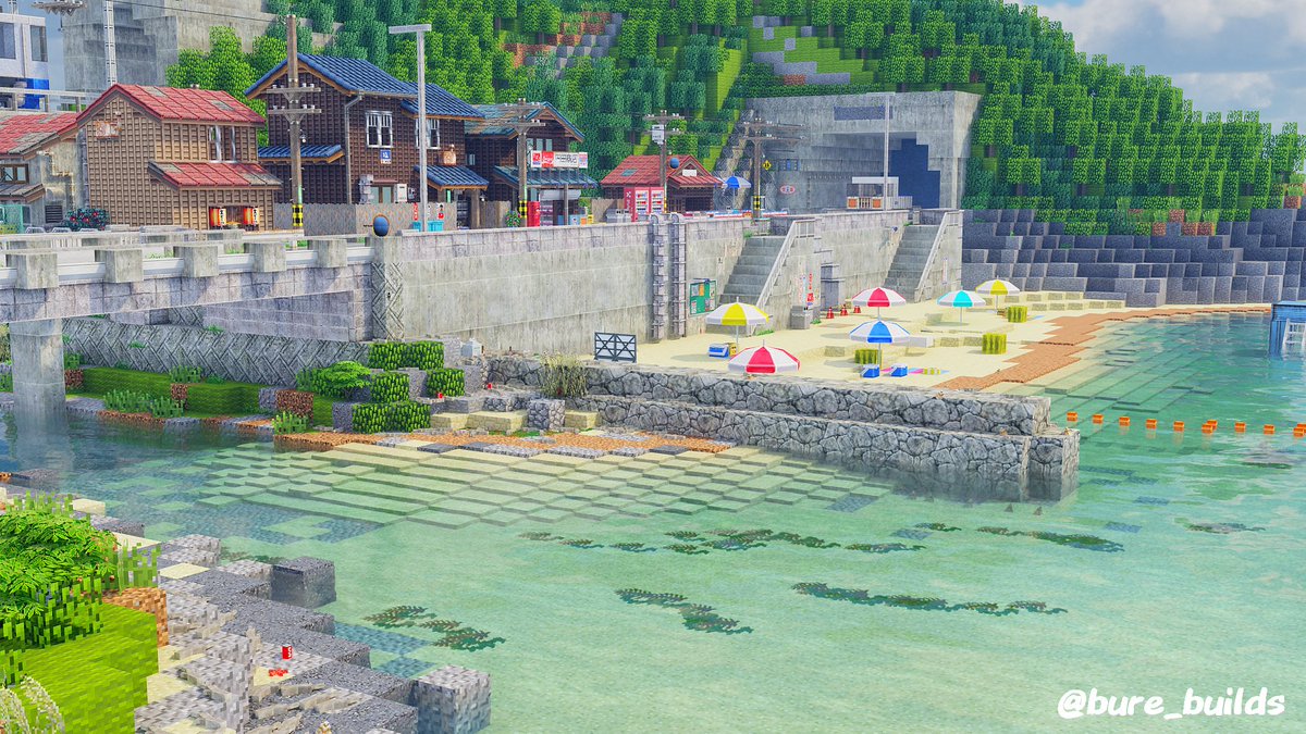 bure_builds's tweet photo. 【建築コミュイベント！】
🏮 第6回建築勉強会 🎐『～日本の夕涼みの風景を作ろう～』は今夜21:00ごろ～開催です！
ノスタルジックな日本の夏の風景を作ろう！お楽しみに！
#Minecraft #Minecraft建築コミュ #マイクラ建築勉強会
#路地裏MOD https://t.co/X3aWGqccBN