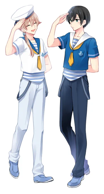 裏表紙の2人も 