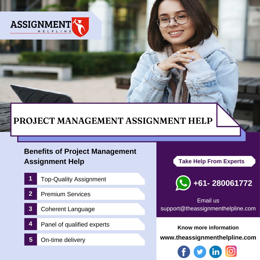 _the_assignment's tweet image. If you find it hard to prepare for your project #management #assignment. You should opt for professional project management assignment help which ensures the listed benefits.
Get Help Now at bit.ly/3QKYOyJ
#managementassignments #assignmenthelp #students #college