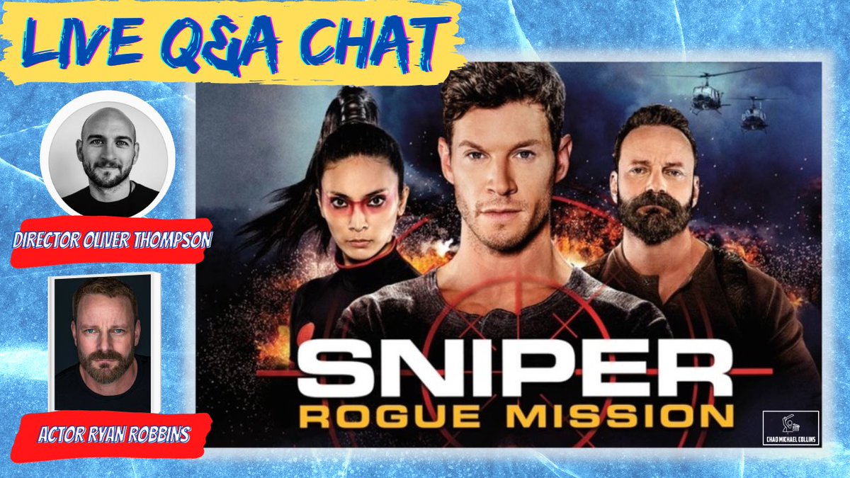 Friday at 1pm PT, I’ll be going live with our @SniperFilms #SniperRogueMission Director/Writer/Producer @oliver_thompson and my co-star @RyRobbins for a Q&A chat with YOU! Click the link below to join us and send us all your questions! youtu.be/FhZOTy_miH8