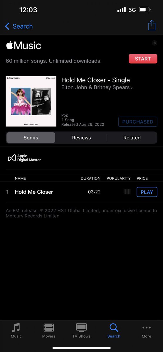 THEMRKiNGALEX's tweet photo. @britneyspears &amp; @eltonofficial song is FINALLY out. 
Make sure to buy, stream &amp; support #HoldMeCloser #HoldMeCloserChallenge #WelcomeBackBritney https://t.co/ZRnmRtUefP
