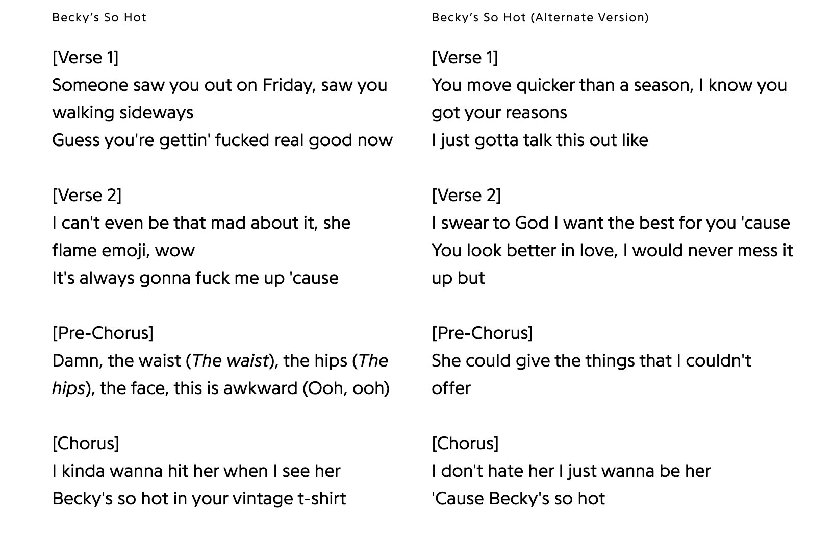 Two Voices One Song Guitar Chords