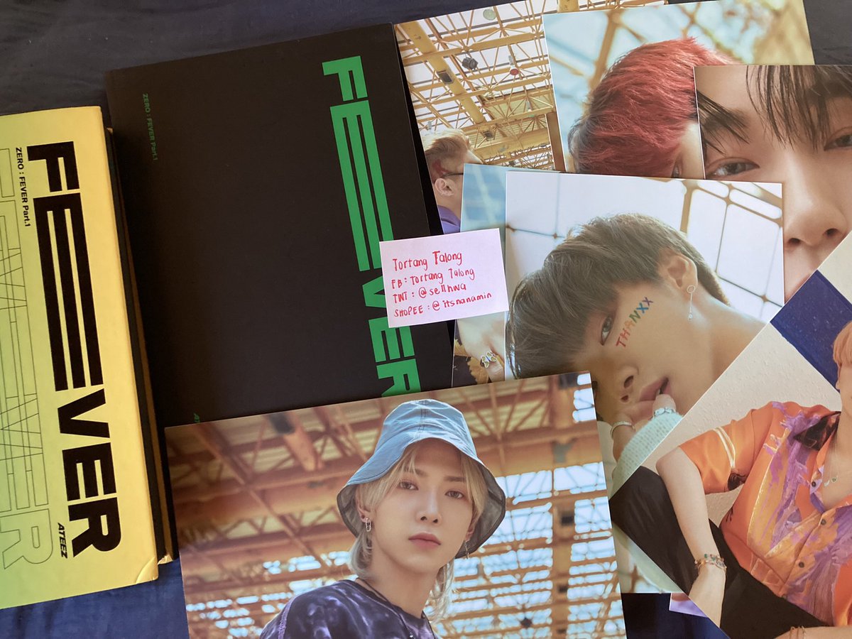 sellhwa's tweet photo. wts lfb ph #sellhwa 
ateez fever pt.1 thanxx ver unsealed onhand
- 180php
- with dents sa outbox
- dm if u wtb
* mop: gcash
* mod: jnt

🏷: atz atiny hongjoong seonghwa yunho yeosang san mingi wooyoung jongho bns bnstwt photocard pc sealed complete inclusion treasure https://t.co/9f1vqoWVOW