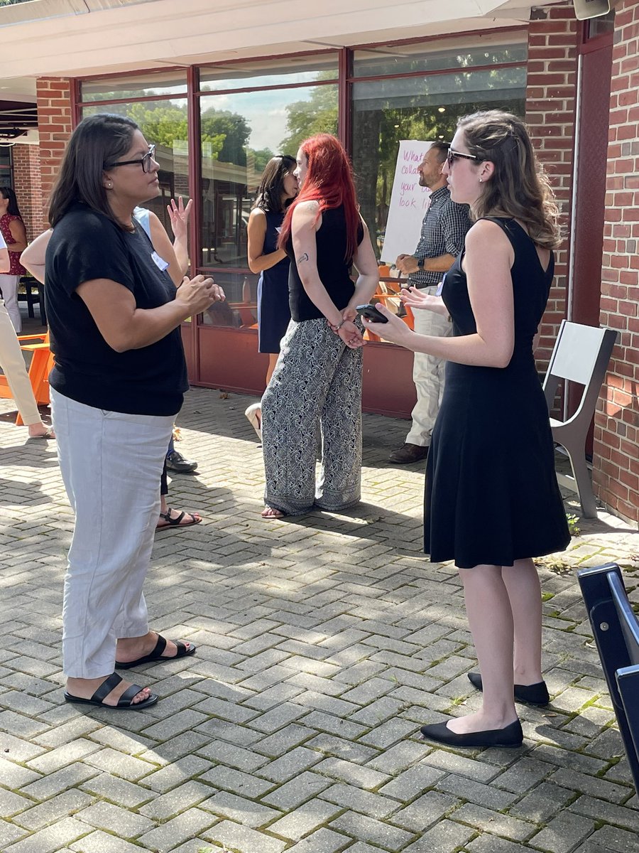 Esmoskowitz's tweet photo. The most important thing a district can do is ensure that each classroom is filled with excellent teachers. Supporting these teachers began this week at our New Teacher Orientation. #ChapPDTeam #WeAreChappaqua #Project720 #PDdoneDifferently @DrAPease @chackerman1 https://t.co/8u6pqCxVAs