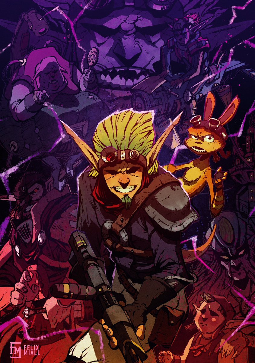 THE ART OF VIDEO GAMES on Twitter: "RT @VideoArtGame: Fan art | Jak II ...