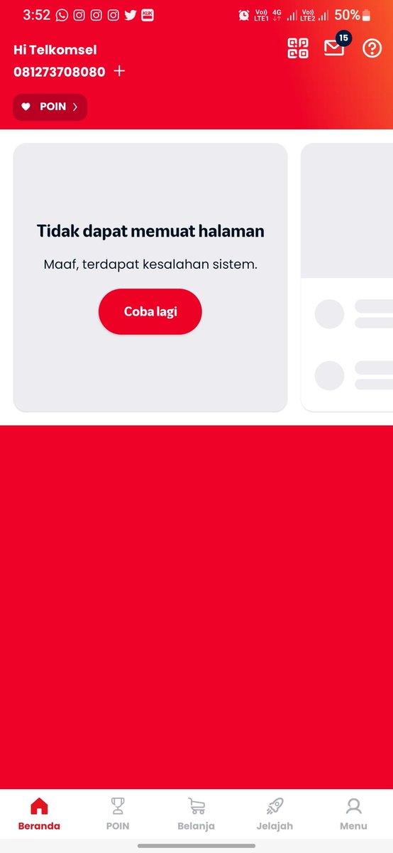 filasun's tweet photo. Kenapa sih sering begini app nya?? https://t.co/UIE4OyPD9g