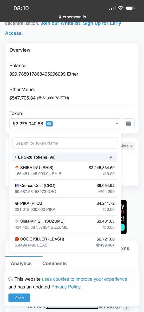 It appears that another big #SHIB whale bought a small bag of #SUZUME.

Probably nothing 🤗

#SUZUMESWARM