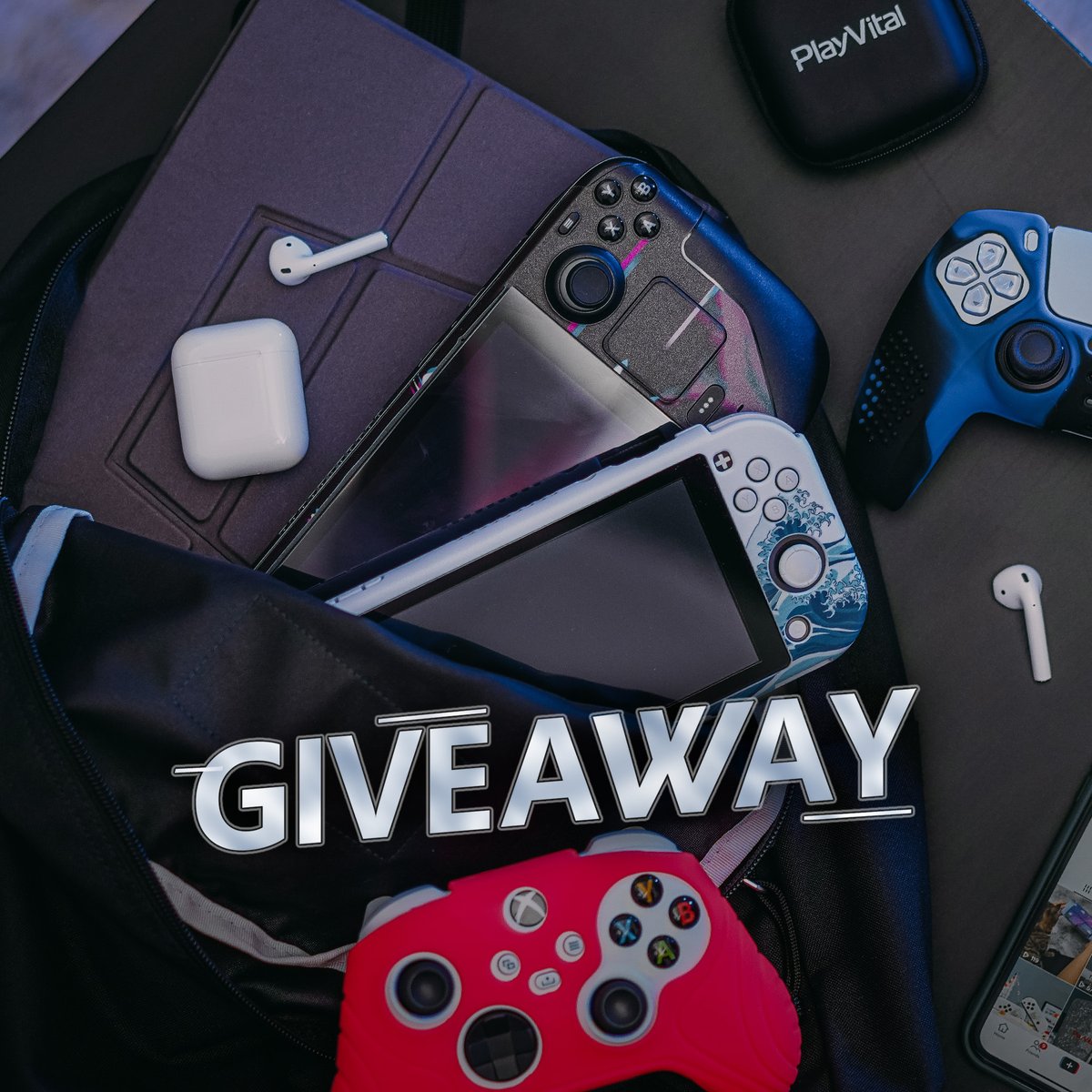 PlayVitalGaming's tweet photo. Ready to go back to school, or on your way back to school? ✈️ One winner will be selected to give away two products as back to shchool gifts.🎁 

 Enter:
1.Follow @PlayVitalGaming 
2.RT &amp; LIKE
 Ends on 8/31.  Good luck!💞 

#playvital #backtoschool #ps5 #nintendoswitch #steamdeck https://t.co/T0SRV14pYI