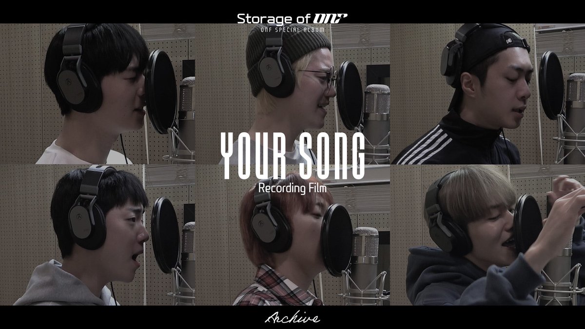 [🎥] 온앤오프(ONF) - Your Song Recording Film
(youtu.be/hMeDPa9378w)

#온앤오프 #ONF 
#YourSong #Storage_of_ONF