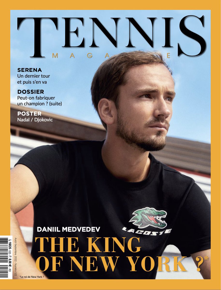 dmedvedevfans's tweet photo. Meddy on the cover of @TennisMagazine1 📸🔥

@DaniilMedwed https://t.co/Yc3xAH0CqO