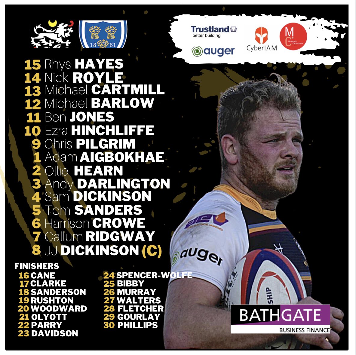 𝐓𝐞𝐚𝐦 𝐍𝐞𝐰𝐬 - 𝘠𝘰𝘶𝘳 𝘙𝘢𝘷𝘦𝘳𝘴

Our 30-man squad for tomorrow's final pre-season game against <a href="/SaleFC/">Sale FC Rugby</a>!

🆚 | <a href="/SaleFC/">Sale FC Rugby</a> 
⏰ | 3PM
📍 | Paton Field, CH48 1NX
🎟 | Free Entry

#Ravers