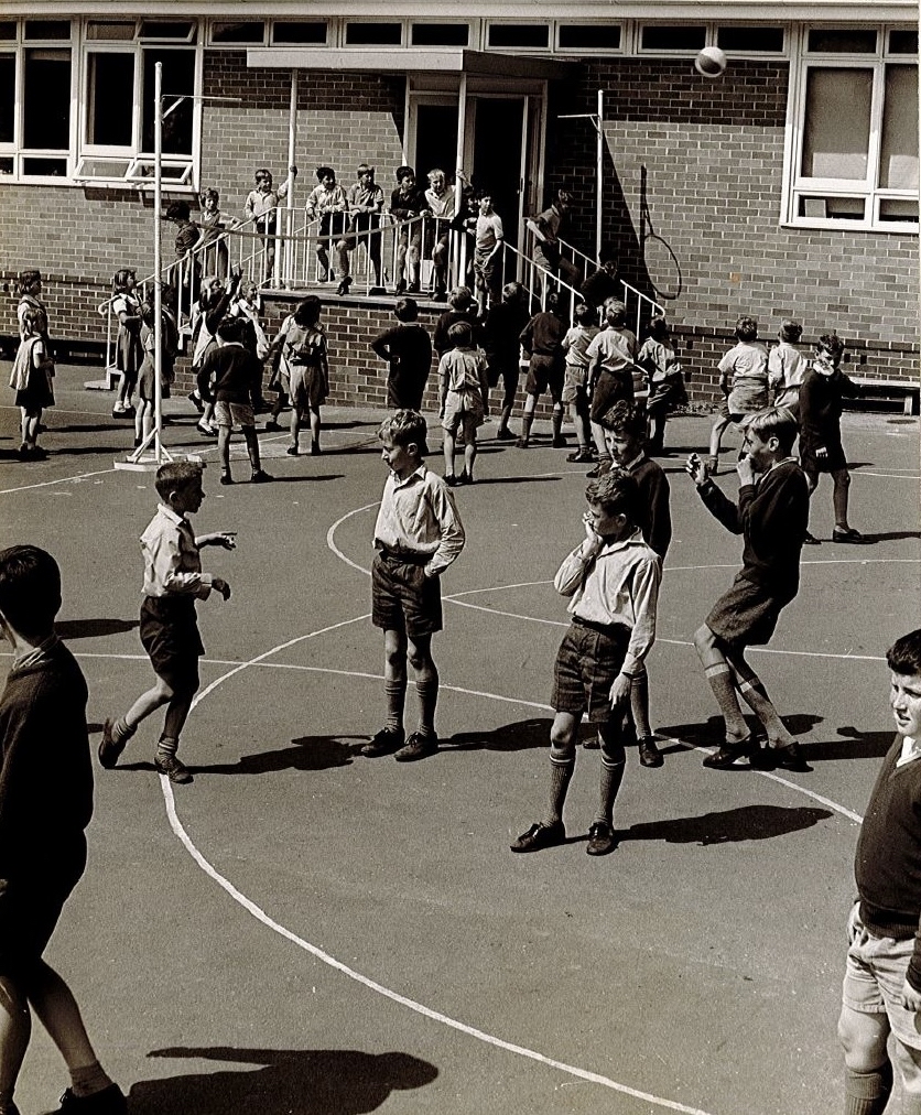 CromerPublic's tweet photo. Cromer Public School is turning 60! Flashback Friday Playground games 🏀 https://t.co/9kTm8iwIBe