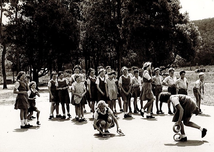 CromerPublic's tweet photo. Cromer Public School is turning 60! Flashback Friday Playground games 🏀 https://t.co/9kTm8iwIBe