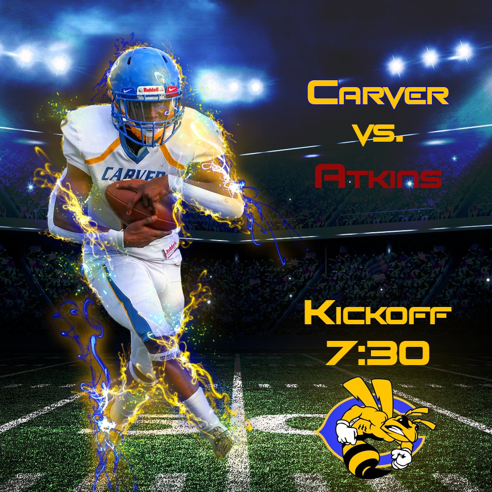 It's Game time! The last of the Big 4 rivalry continues. Come out tonight and support your yellowjackets as they take on the Camels of Atkins HS. Hope to see everyone in attendance
#TogetherWeSwarm #Trusttheprocess 
#getyourpopcornready🍿 #brickbybrick🧱