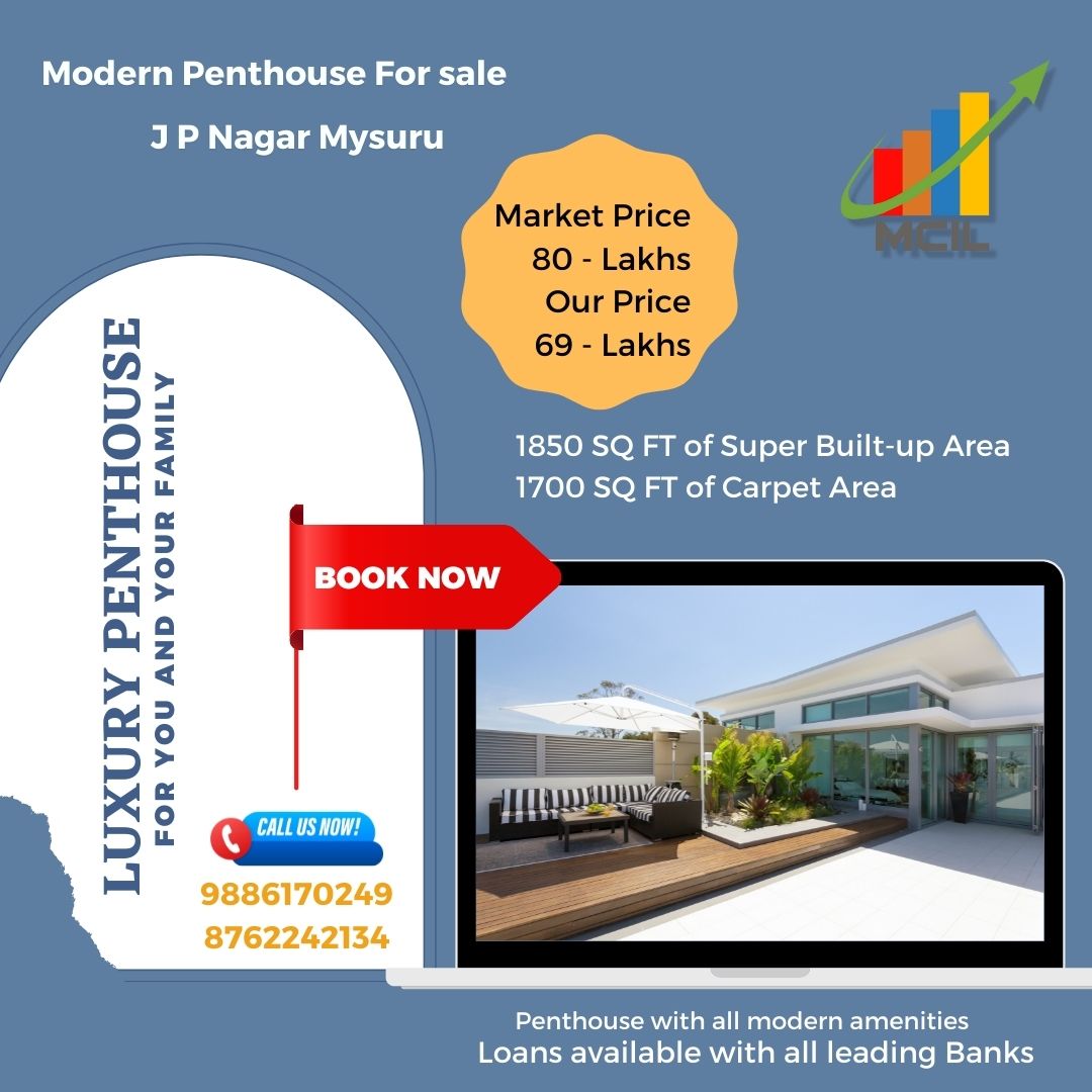 MoarconL's tweet photo. Beautiful Investments at an amazingly perfect space. Call now to know more...
#penthouseinmysore #mcilproperties #mcil https://t.co/mFiTTT265b