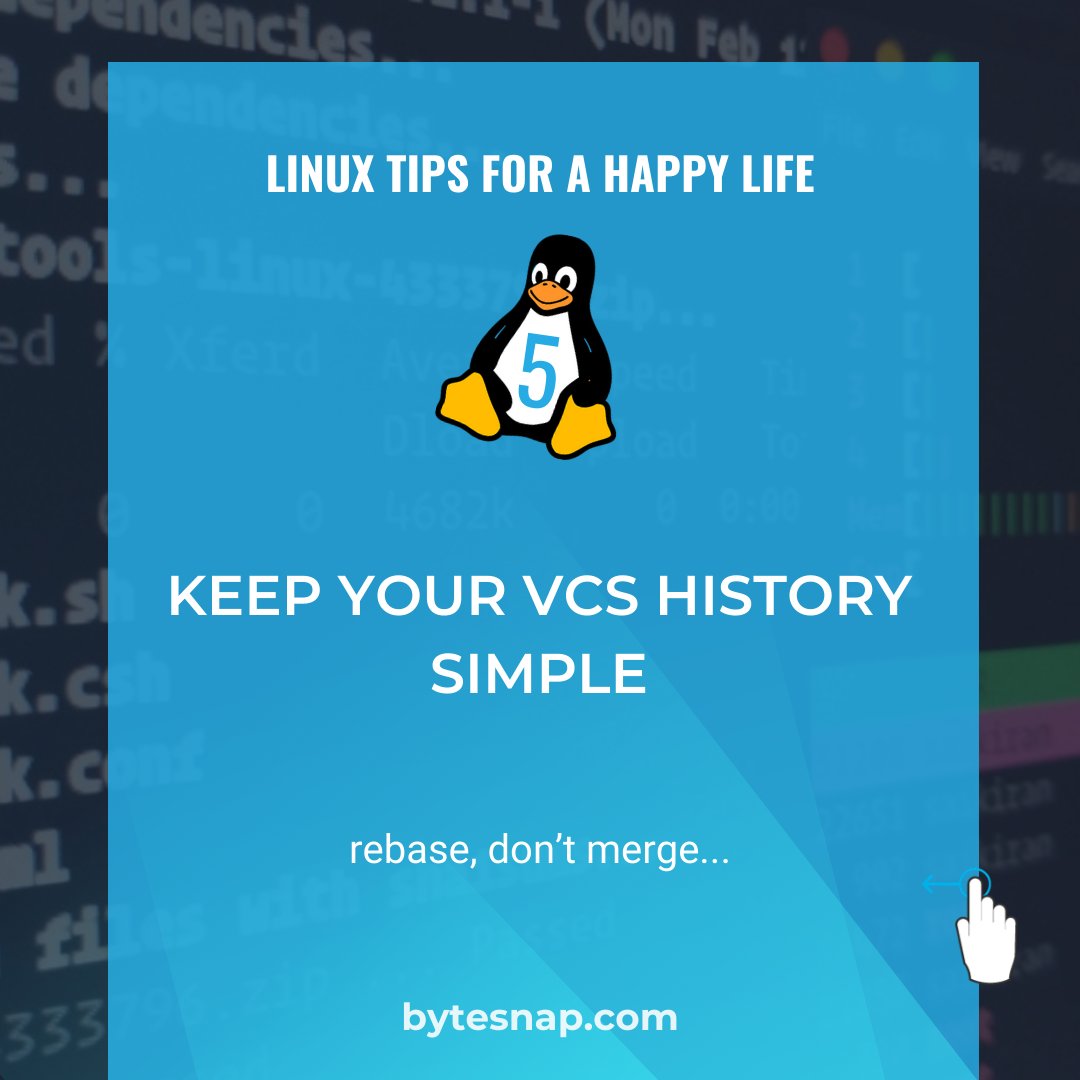 ByteSnap's tweet image. Today is the final day of our mini-series: '5 #LinuxDevelopment Tips for a Happy Life'! The quick guide was put together by our #software team to celebrate #Linux 's 31st birthday week 🐧
#Coding #Engineering #LinuxTips
Read the full series of tips here 👉 bytsnp.uk/9qUv