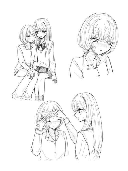 風邪シチュ好き
#創作百合 