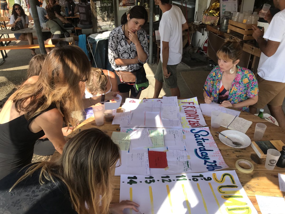 festival_alt's tweet photo. Participants proposing workshops, conversations and performances,  and building together the programme of the #AltShift festival 🤩

If anyone was wondering if self-organisation works 👇 https://t.co/538IarEPQX