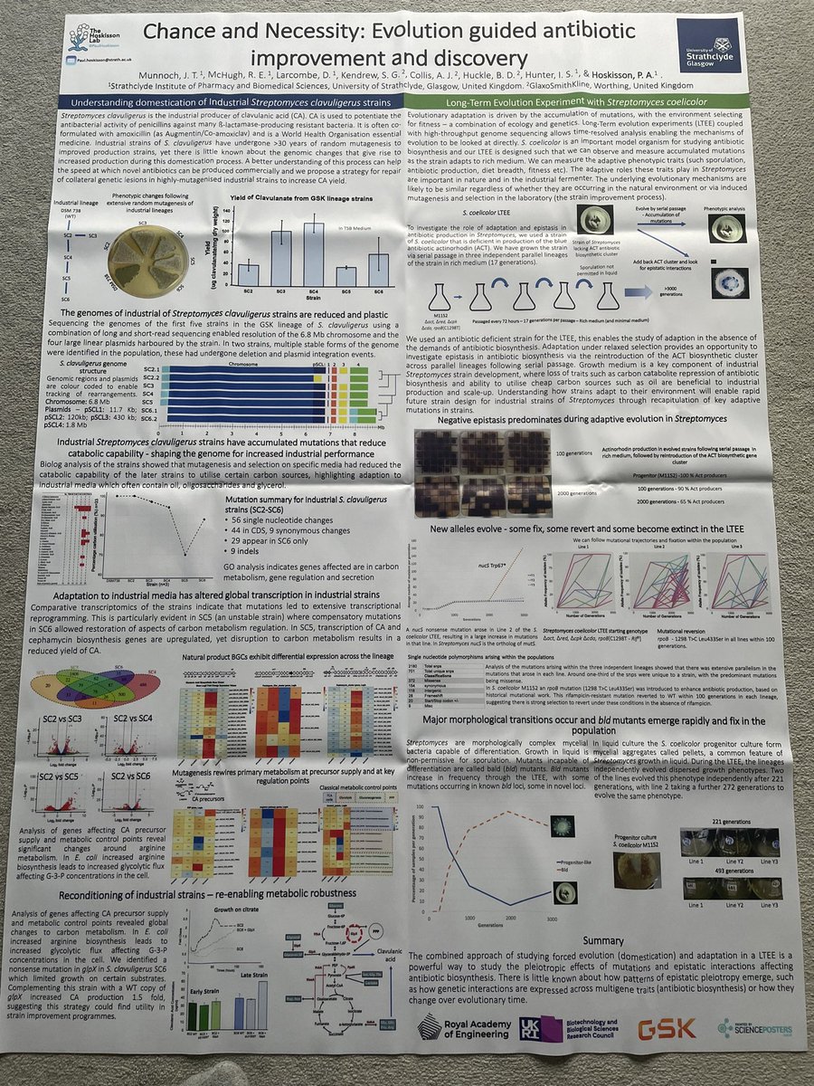 PaulHoskisson's tweet photo. Ready for #Bacnet2022 thanks to @Scienceposters for super quality and service on the fabric poster!! If you need a poster for a conference - Check out @Scienceposters https://t.co/SoBj7VtQ7z