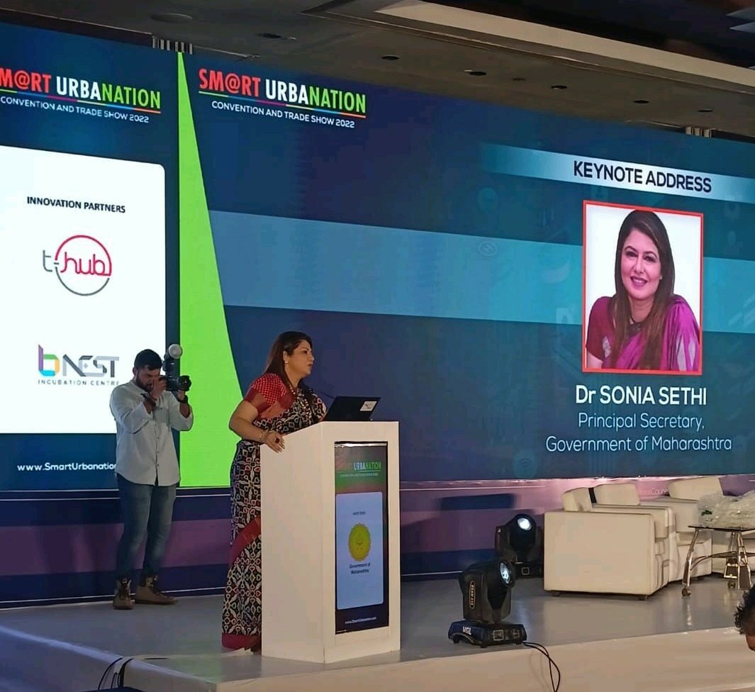 Thanks to host state <a href="/PIBMumbai/">PIB in Maharashtra 🇮🇳</a> <a href="/CMOMaharashtra/">CMO Maharashtra</a> for supporting strong #urban development &amp; for welcoming stakeholders with investor friendly policies at #SU2022 <a href="/city_thane/">Thane Smart City Limited</a> <a href="/smartcitytumkur/">Tumakuru Smart City Limited</a> <a href="/Smart_Belagavi/">Belagavi Smart City Limited, Belagavi</a> <a href="/SmartPune/">Smart Pune</a> <a href="/smart_kdmc/">SMART KALYAN-DOMBIVLI</a> <a href="/nagpur_nsscdcl/">Smart City Nagpur</a> <a href="/Silvassa_SSCL/">Silvassa Smart City</a> <a href="/smartecocity/">🏙 SmαrtEcoCity</a>