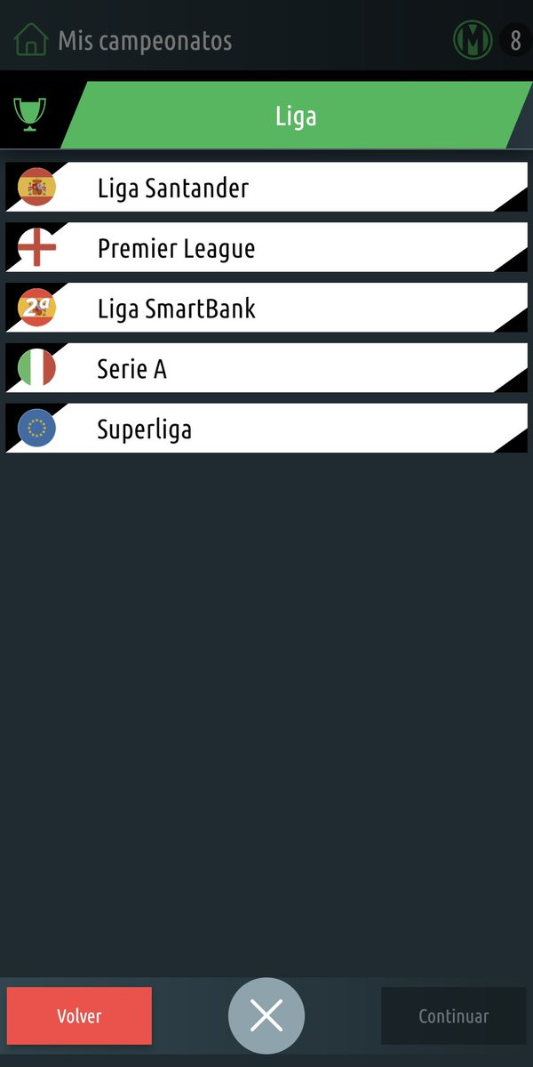 PINO8ES's tweet photo. @futmondo se puede crear un torneo de la champions? Solo me sale disponible ligas nacionales y UEFA (Superliga). https://t.co/SswFahWoDF