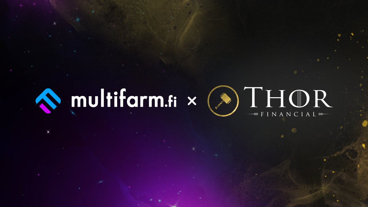 What better way to start a Friday than with a new partnership with @_ThorFinancial! ⚒

We will be working together to create an in-depth analytics dashboard, visualizing stats around their Nodes and God Mode Wallets. ⚡