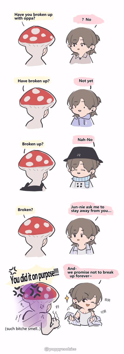 puppycookieee's tweet photo. #JunZhe #浪浪钉 
（I asked my friend to translate it）
希望翻译到位了
你懂什么事说好了不分手🥰 https://t.co/TGvaKQTpJJ