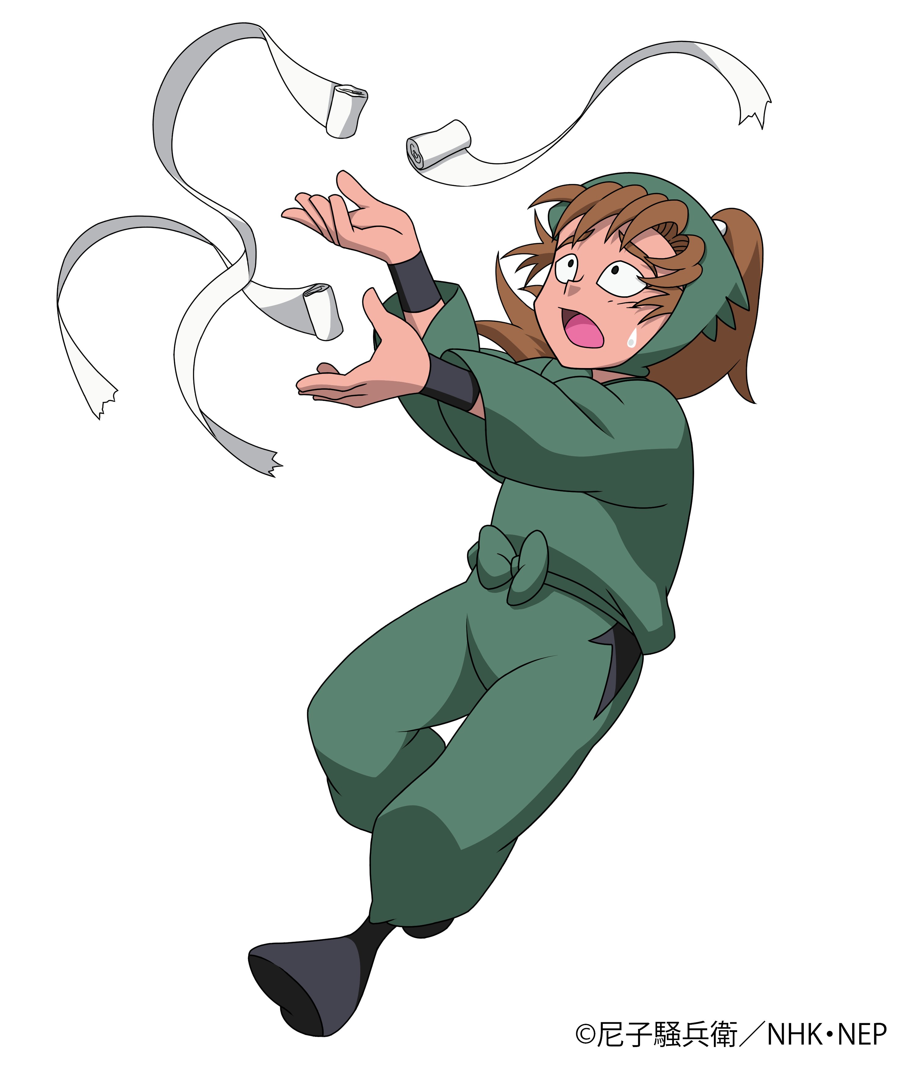 忍たま 寝巻き 善法寺① 忍たま 寝巻き 善法寺① 忍たま乱太郎 百面相缶バッジ 寝巻き