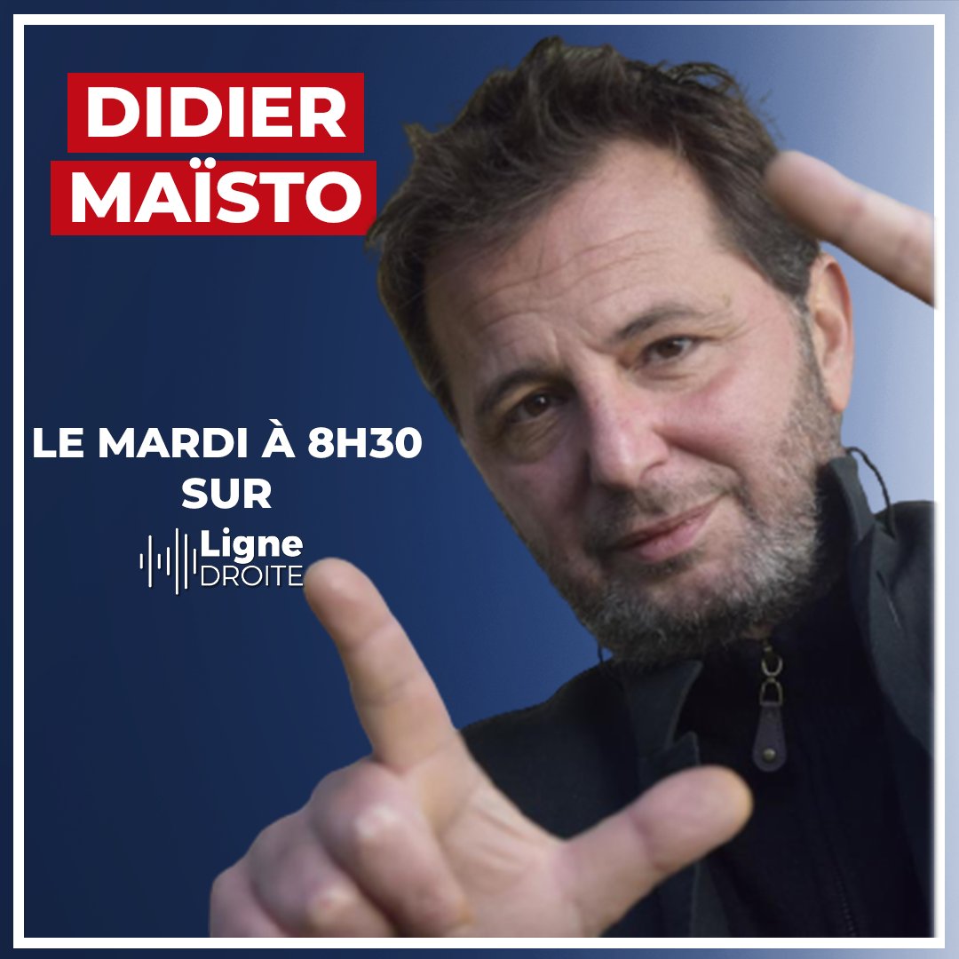 Ligne__Droite's tweet photo. 🔴J-3 avant le retour de @Ligne__Droite 
🤜Ne manquez pas les grands entretiens du journaliste @DidierMaisto chaque mardi à 8h30
📞Pour intervenir en direct : 01.86.223.113
🎙️Avec @Houdiakova sur @radiocourtoisie https://t.co/rWSeuXzB8G