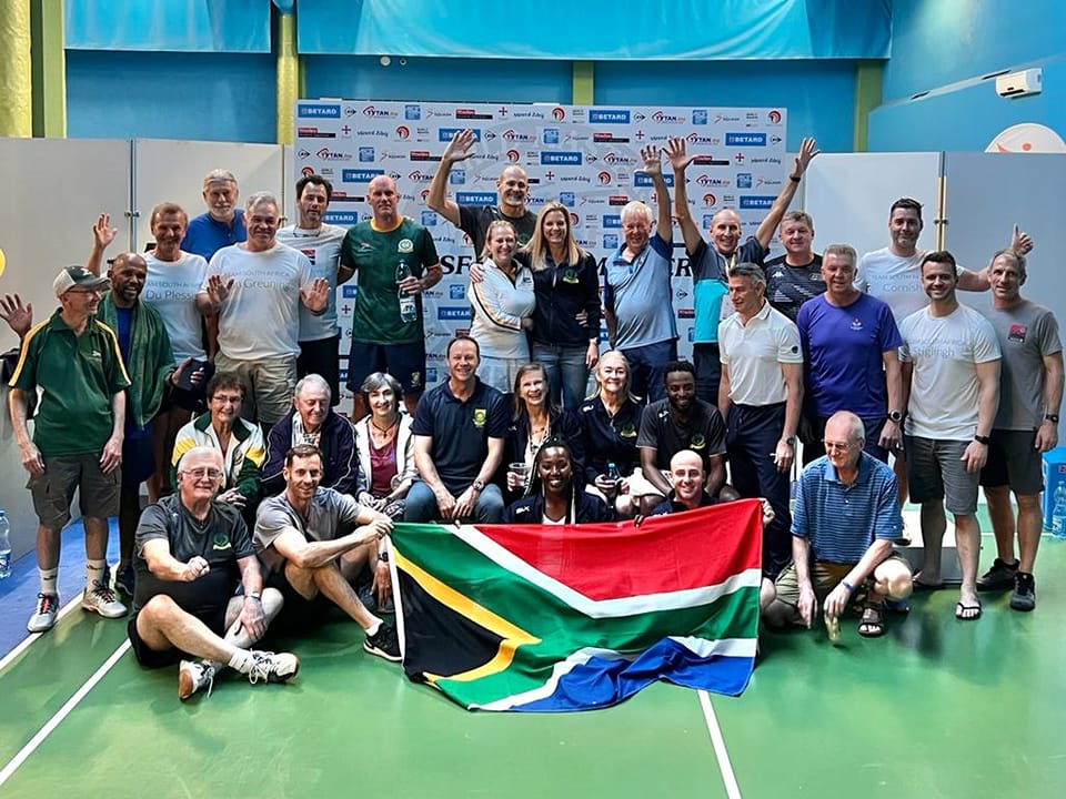 Best of luck to Squash South Africa ahead of today's matches at the Betard WSF World Masters Squash Championships 2022 in Poland. Go SA!! 🇿🇦

#squash #squashsouthafrica #wsfworldmasters2022 #beyondlimitsknown #blksport
