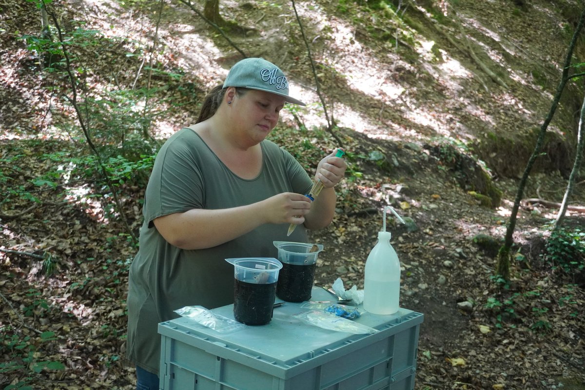 MajaIlicZg's tweet photo. Excellent work by our #BGB #FoodWebs team @DrostBas, Kim and Cédric! All samples are collected, all measurements are done - site 3 out of 7: completed! @WSL_research @EawagResearch https://t.co/95fwWyapoA