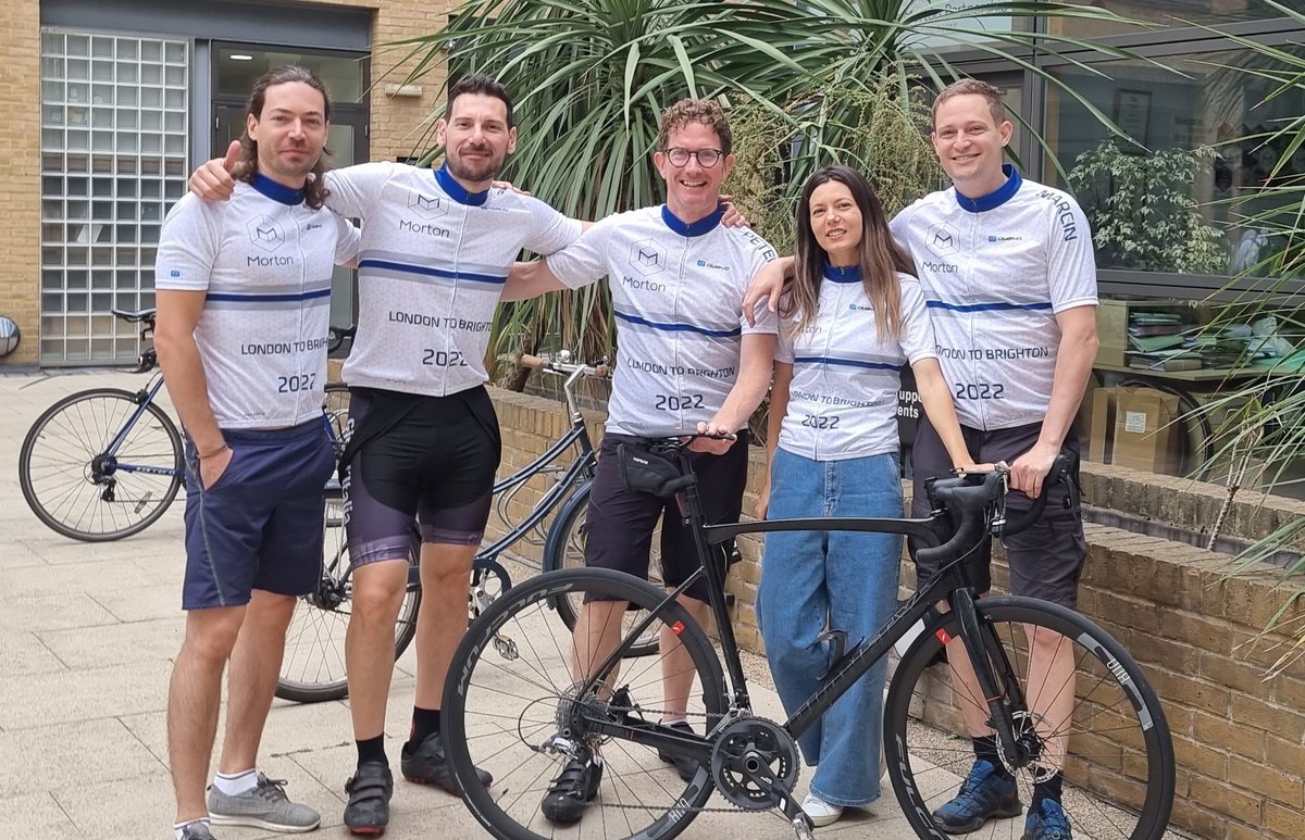 TMP are jumping on their bikes to raise some money for a great cause. 5 of our engineers will be undertaking the 60 Mile trip from our office in #Shoreditch to #Brighton this weekend for <a href="/CR_UK/">Cancer Research UK</a>. 

If you would like to donate please follow the link below.

justgiving.com/fundraising/pe…