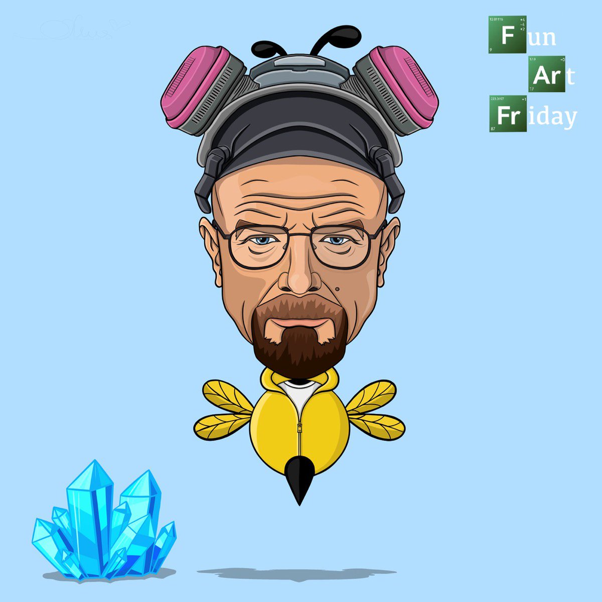 MelenaMus's tweet photo. 🔥🔥🔥 Fun Art Friday 🔥🔥🔥

New series 🐝
BeeFunArt #11 available on @OpenSea @BreakingBad

❤️ +RT

Follow the link:
https://t.co/tHd9VoC8jD…

#NFTCommunity #nftart #NFT #nfts #NFTfamily #NFTGiveaways #NFTCollection #NFTshill #BreakingBad #FanArtFriday  #BeeCoinCollectionNFT https://t.co/zoeCzZuBpP