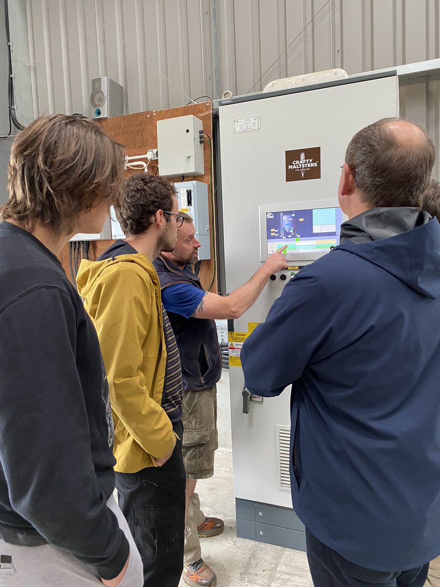 Another day another tour, over the last 3 years we have welcomed folks from America, Italy, Belgium, Argentina, Australia, France, Japan - spreading the word on the amazing potential of Scottish barley is what we do! #growingflavour