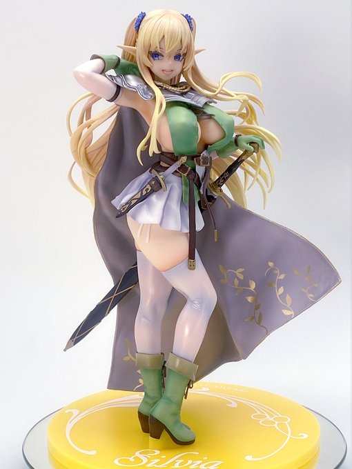 【フィギュア紹介】エルフ村 第7村人 シルヴィア
朝凪先生キャラクターデザイン二人目の村人フィギュアです。
少し強気な表情は最早わからせられる前提であるかのようです。 