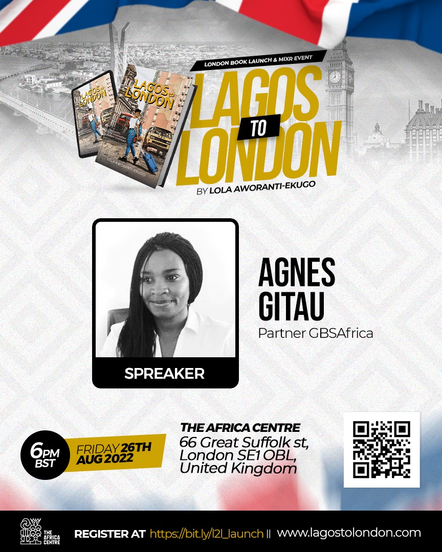 Lagostolondon21's tweet image. Meet our speakers!!

Agnes Gitua is a partner at GBS , Advisory Board at Frontier Africa Report and is also a Trustee at Five Talents Microfinance (UK). 
A committee member of the East Africa International Arbitration conference &amp;amp; a member of the WTO gender research hub.

#london
