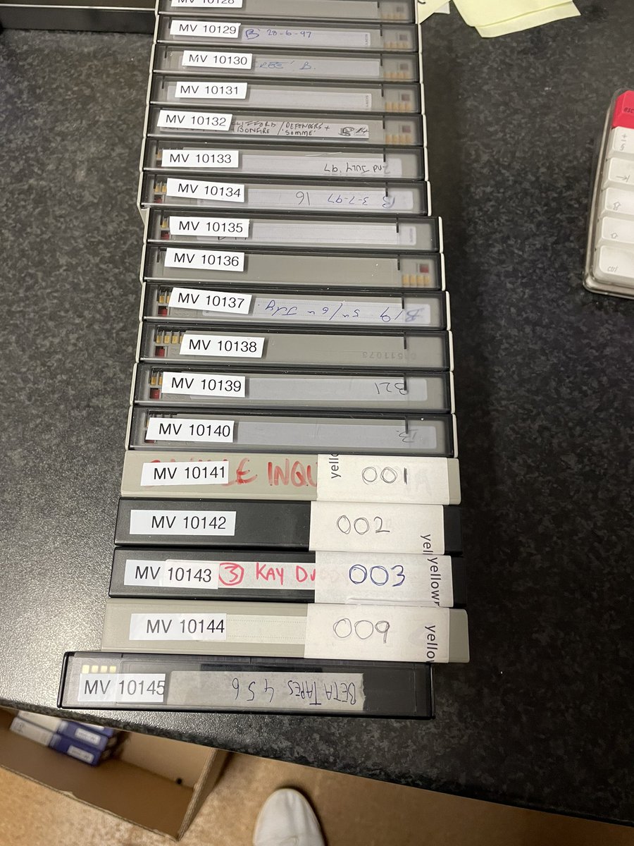SpecialistAVLtd's tweet photo. #archives #dv #dv #dvcam #minidv #dvcpro #ffv1 #mkv #transcode @IFI_Dub @MargoHarkin @kieranjol https://t.co/I6s66BEKl0