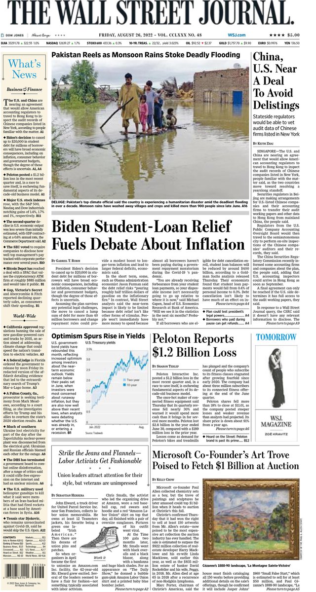 Adnan on Twitter: "RT @WSJ: Take an early look at the front page of The ...