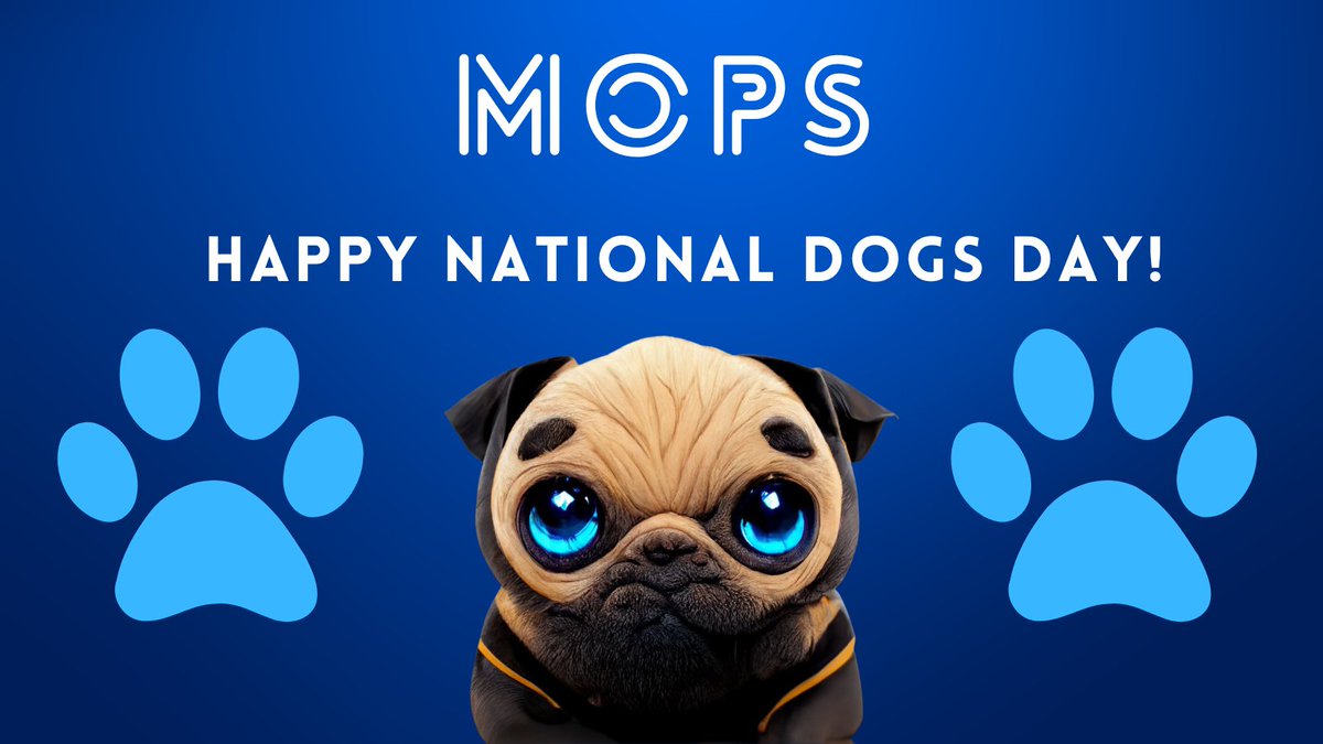 MopsProject's tweet image. Happy National Dogs Day! 🐶🐾

$Mops #NationalDogsDay #MopsProject