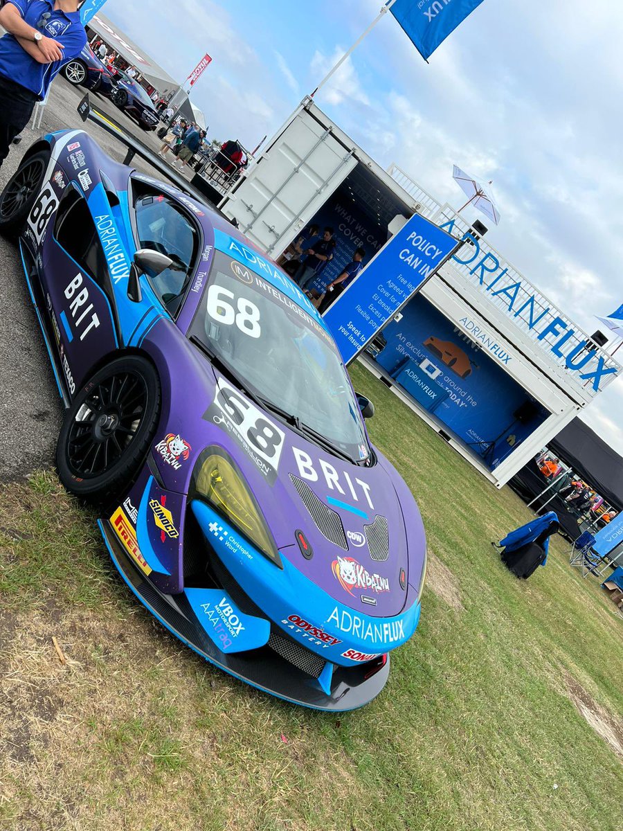Exciting day <a href="/Silverclassic/">Brandon Carpenter</a> with <a href="/TeamBRITracing/">Team BRIT</a> sponsor <a href="/adrianflux/">Adrian Flux</a> Who would’ve thought I’d be here today! #believeandachieve #autism #AutismAcceptance #disabilityinclusion