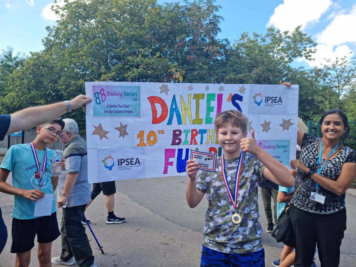 IPSEAcharity's tweet photo. A HUGE well done to Daniel and his friends who took part in a sponsored fun run raising funds for IPSEA!

This kind of support makes such a difference to our work. You can make a donation and help us to support more families here: https://t.co/LG0XeMK68V https://t.co/69IUSG1AvM