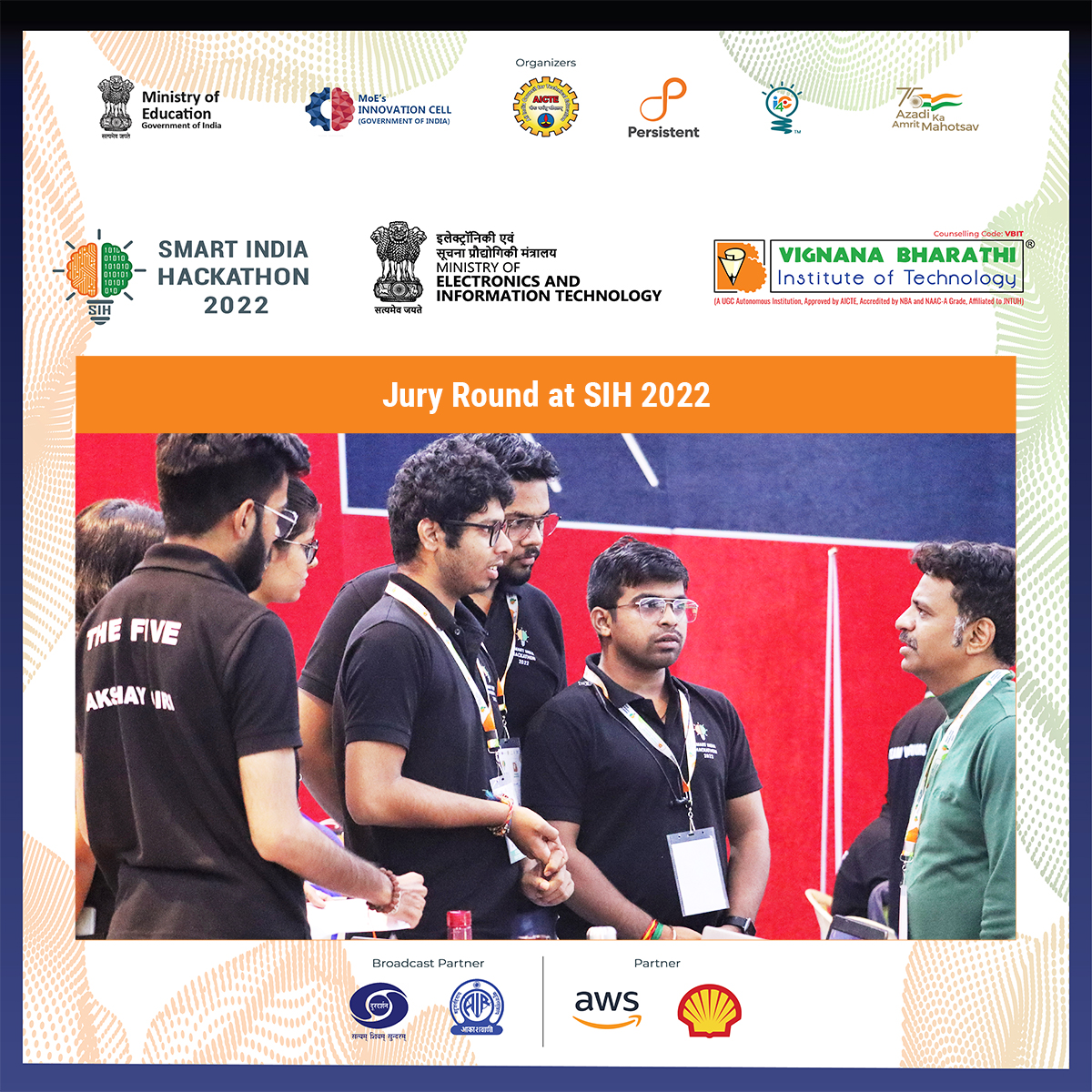 VBITHYD's tweet photo. Glimpses of Jury round at Smart India Hackathon 2022 #SIH Software Edition Grand Finale
#VBIT #SmartIndiaHackathon #JuryRound #SmartIndia #PM_ModiAtSIH #SIH2022 #SoftwareEdition #SIHSoftwareEdition #GrandFinale #SmartIndiaHackathon2022 #MEIT #InnovationCell #AICTE #Persistent https://t.co/YmBokzUZ1G